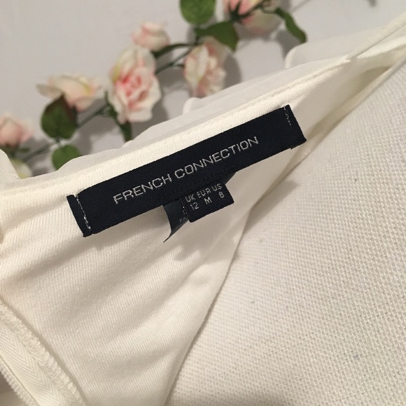 NWOT White Lace Romantic French Connection Dress - Picture 7 of 8